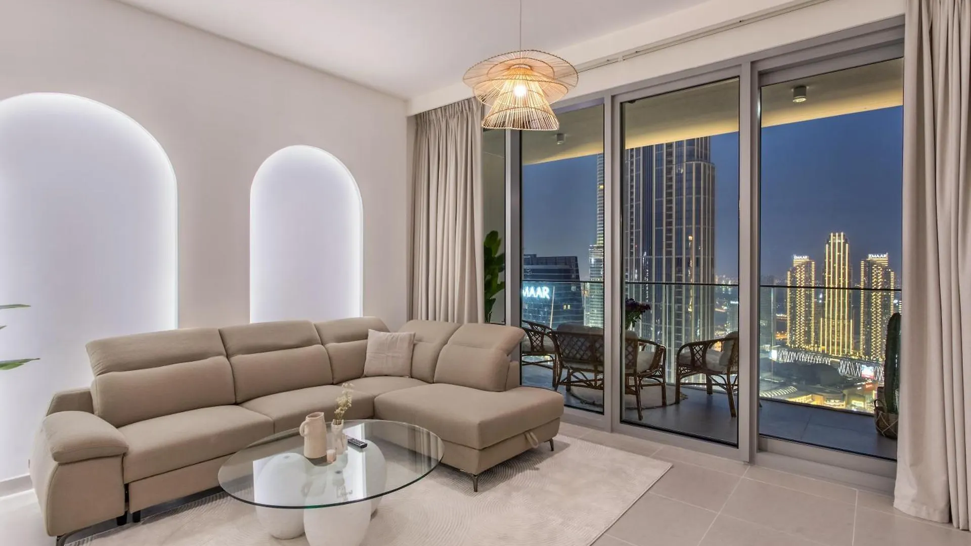 65Th High Floor - 4 Bedroom Apartment With Best Opera, Fountain & Burj Khalifa View - Downtown Dubai - Forte Tower 1 By Stayfinity For Max 9 Guests