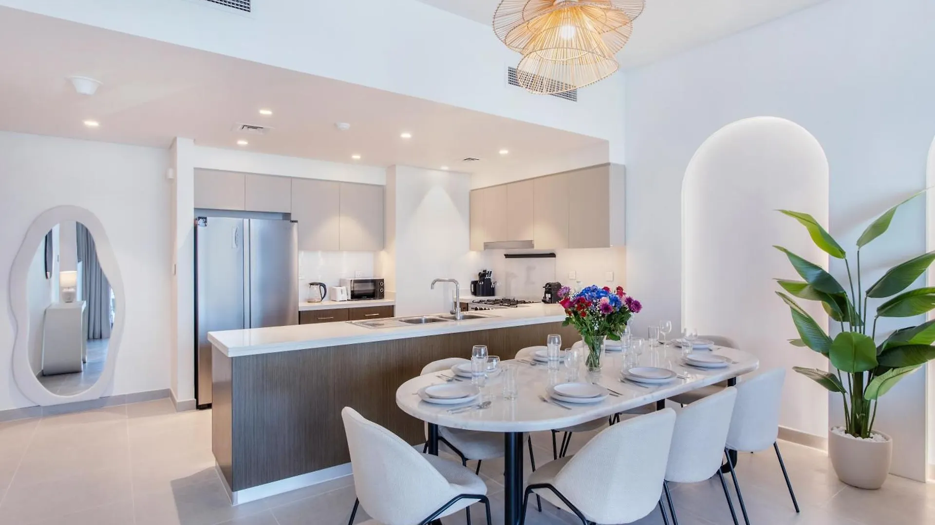 65Th High Floor - 4 Bedroom Apartment With Best Opera, Fountain & Burj Khalifa View - Downtown Dubai - Forte Tower 1 By Stayfinity For Max 9 Guests