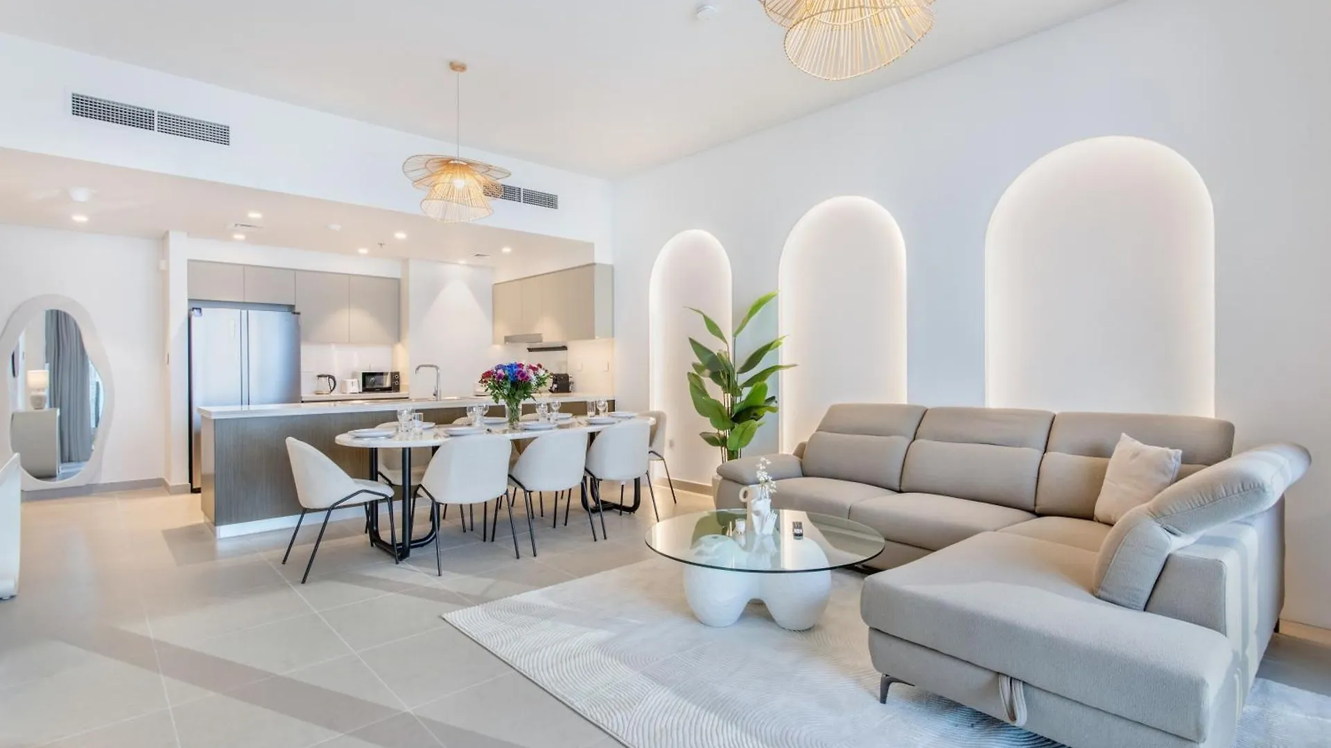 65Th High Floor - 4 Bedroom Apartment With Best Opera, Fountain & Burj Khalifa View - Downtown Dubai - Forte Tower 1 By Stayfinity For Max 9 Guests