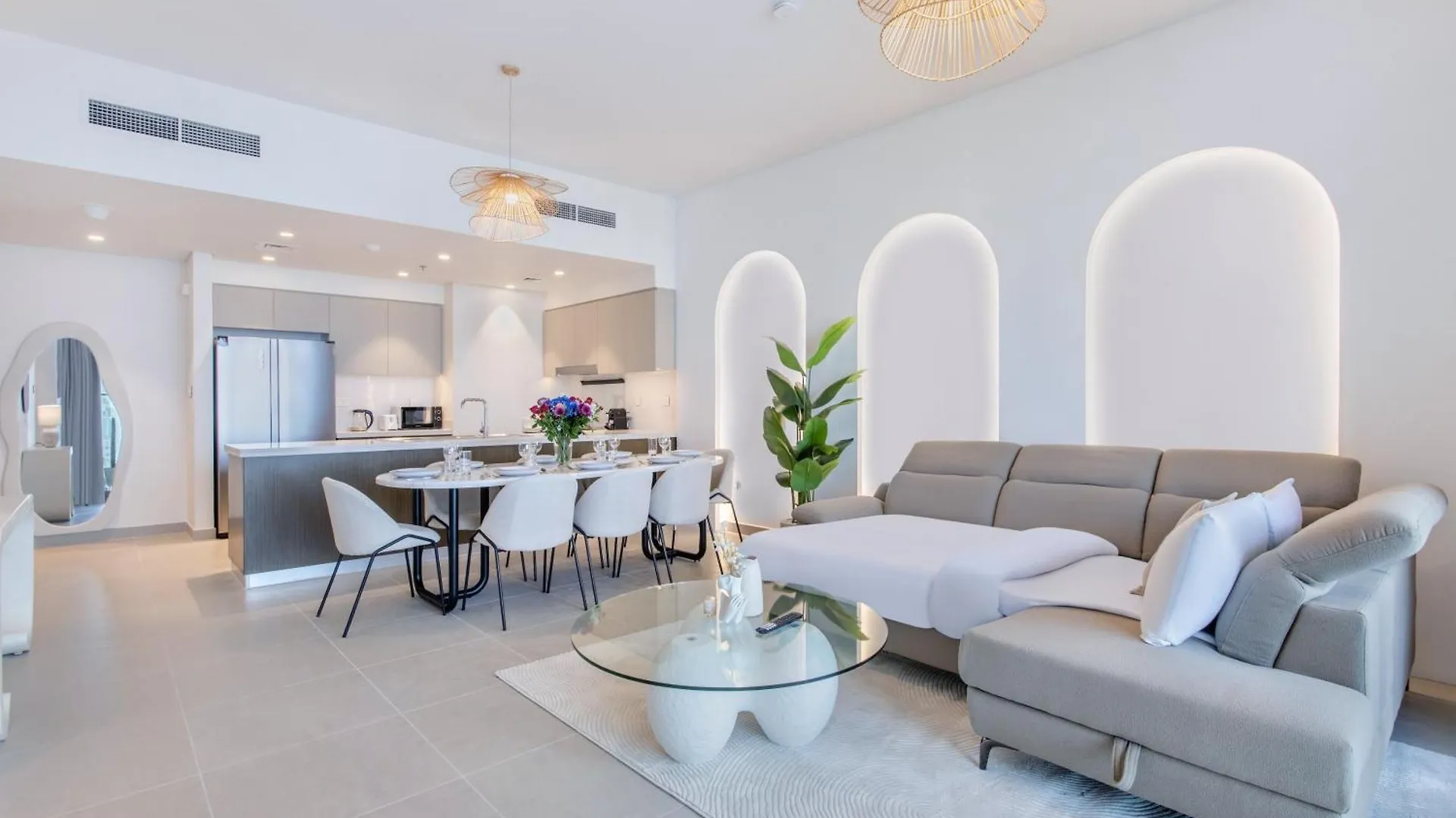 65Th High Floor - 4 Bedroom Apartment With Best Opera, Fountain & Burj Khalifa View - Downtown Dubai - Forte Tower 1 By Stayfinity For Max 9 Guests Zjednoczone Emiraty Arabskie